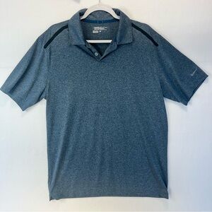 Nike Golf Tour Performance Dri-Fit Polo Shirt Short Sleeve Men’s Large Blue